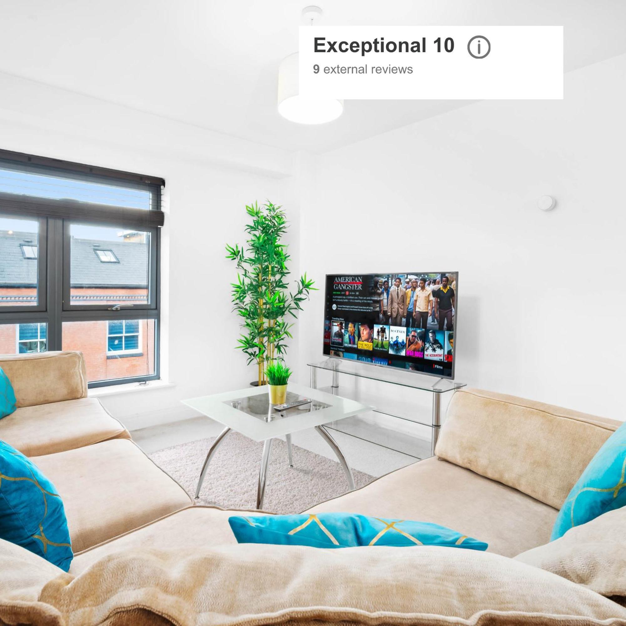 Birmingham City Centre Apartment - Wifi - Netflix - Top Rated - 59L المظهر الخارجي الصورة